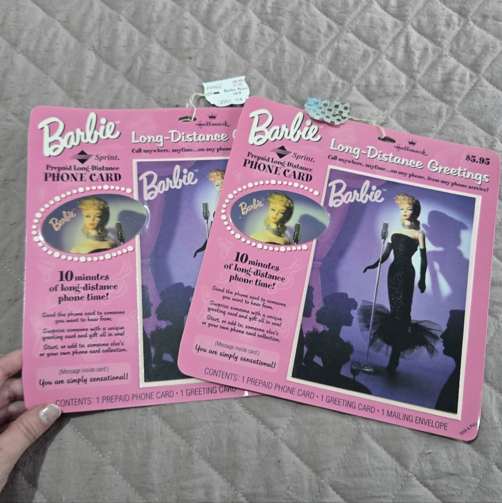 Barbie Pink Long-Distance Greetings Phone Card - Picture 3 of 3